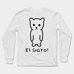 El Gato! - black Long Sleeve T-Shirt